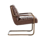 Lincoln Lounge Chair - Vintage Cognac 102585 Sunpan