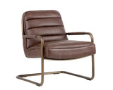 Lincoln Lounge Chair - Vintage Cognac 102585 Sunpan