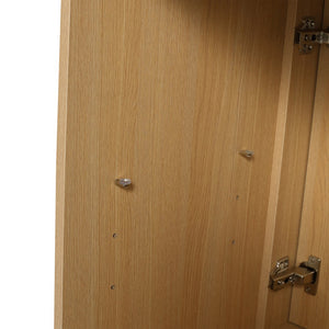 English Elm 60" Freestanding Bathroom Vanity 4-Soft Close Doors Original Oak Plywood KD-Pack Ready DIY Cabinet W1972P348988