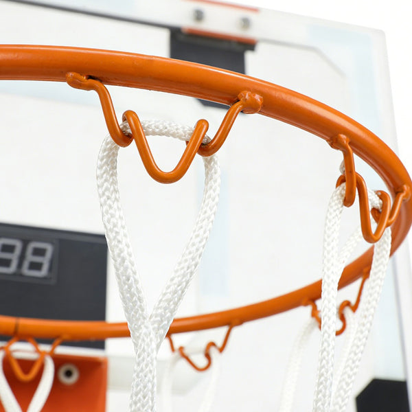 English Elm Mini Indoor Basketball Hoop with Electronic Scoreboard for Bedroom or Dorm Room Play W3087P376257
