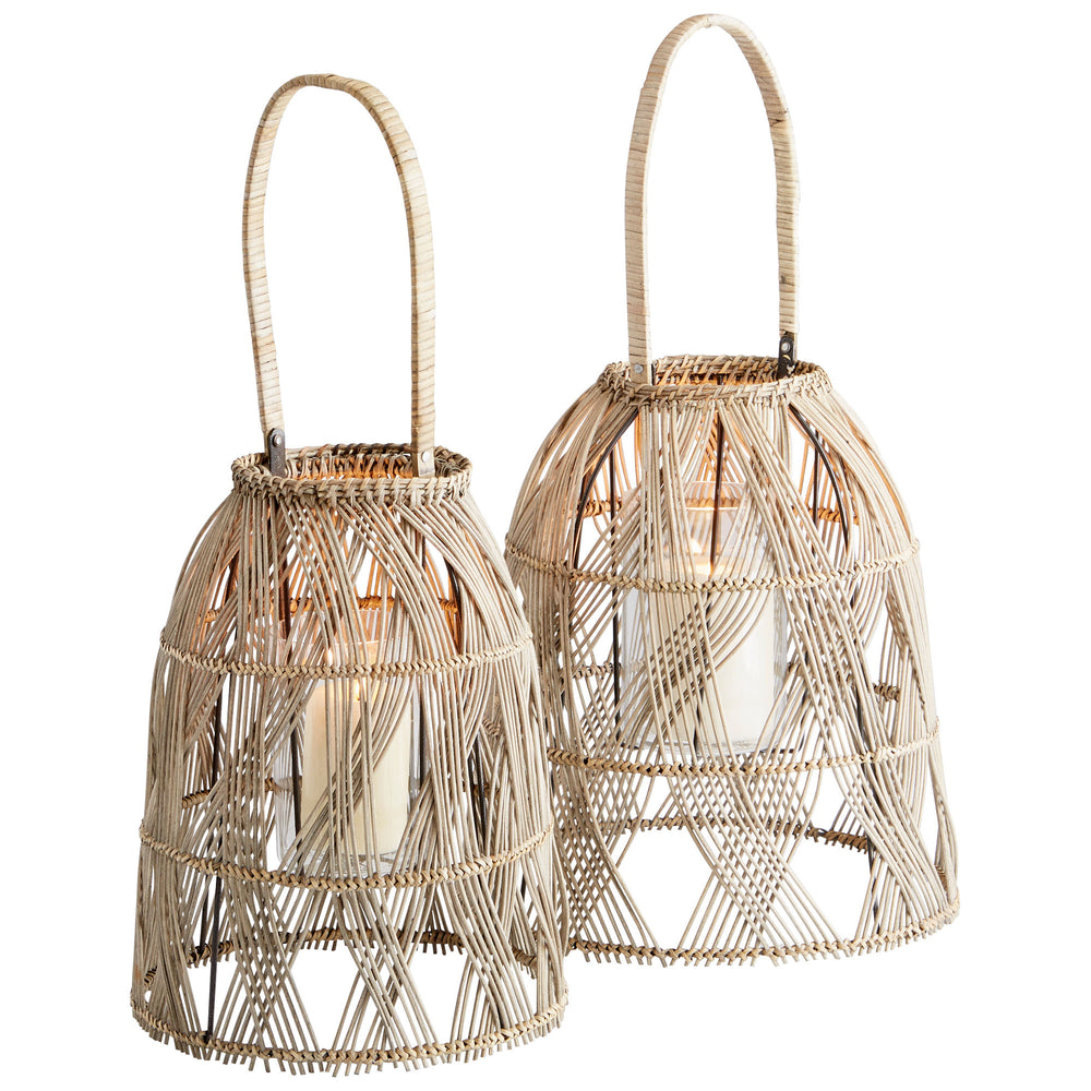 Clydesdale Candleholder Rattan 10267 Cyan Design