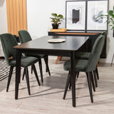 Tudor 53.34 Dining Table in Black 1027551 Manhattan Comfort