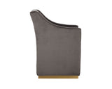 Zane Wheeled Lounge Chair - Piccolo Pebble 102757 Sunpan