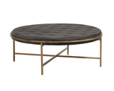 Ethel Ottoman - Round - Piccolo Pebble 102772 Sunpan