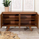 Manhattan Comfort Tudor Mid-Century Modern Sideboard Maple Cream 1027753