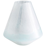 Backdrift Vase Sky Blue and White 10289 Cyan Design