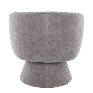 English Elm Swivel Accent Chair Silver Velvet Seat Gold X Pedestal Base Glam Living Room Grey B202P471332