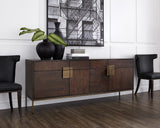 Jade Sideboard - Antique Brass - Dark Mango 102927 Sunpan