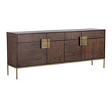 Jade Sideboard - Antique Brass - Dark Mango 102927 Sunpan