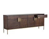 Jade Sideboard - Antique Brass - Dark Mango 102927 Sunpan