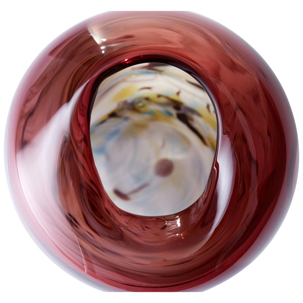 Sao Vase Purple and White 10297 Cyan Design