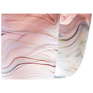 Sao Vase Purple and White 10297 Cyan Design