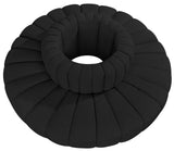 Arc Black Boucle Fabric Modular Sofa 102Black-S8D Meridian Furniture