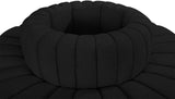 Arc Black Boucle Fabric Modular Sofa 102Black-S8D Meridian Furniture