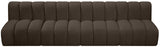 Arc Brown Boucle Fabric Modular Sofa 102Brown-S4E Meridian Furniture