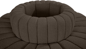 Arc Brown Boucle Fabric Modular Sofa 102Brown-S8D Meridian Furniture