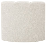 Arc Cream Boucle Fabric Curved Corner 102Cream-CC Meridian Furniture