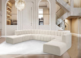 Arc Cream Boucle Fabric Modular Sofa 102Cream-S10A Meridian Furniture