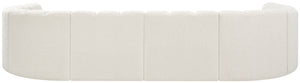 Arc Cream Boucle Fabric Modular Sofa 102Cream-S10A Meridian Furniture