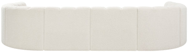 Arc Cream Boucle Fabric Modular Sofa 102Cream-S10A Meridian Furniture