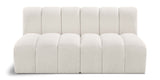 Arc Cream Boucle Fabric Modular Sofa 102Cream-S2A Meridian Furniture