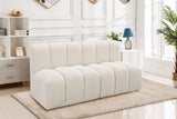 Arc Cream Boucle Fabric Modular Sofa 102Cream-S2A Meridian Furniture