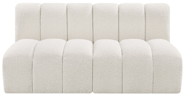 Arc Cream Boucle Fabric Modular Sofa 102Cream-S2A Meridian Furniture