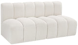 Arc Cream Boucle Fabric Modular Sofa 102Cream-S2A Meridian Furniture