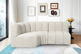 Arc Cream Boucle Fabric Modular Sofa 102Cream-S3A Meridian Furniture