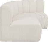 Arc Cream Boucle Fabric Modular Sofa 102Cream-S3A Meridian Furniture