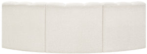 Arc Cream Boucle Fabric Modular Sofa 102Cream-S3B Meridian Furniture