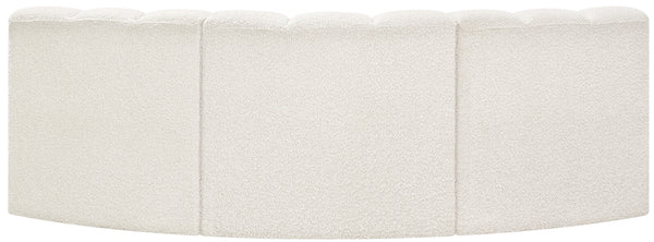 Arc Cream Boucle Fabric Modular Sofa 102Cream-S3B Meridian Furniture
