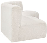 Arc Cream Boucle Fabric Modular Sofa 102Cream-S3B Meridian Furniture