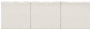 Arc Cream Boucle Fabric Modular Sofa 102Cream-S3F Meridian Furniture