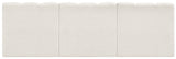 Arc Cream Boucle Fabric Modular Sofa 102Cream-S3F Meridian Furniture