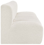 Arc Cream Boucle Fabric Modular Sofa 102Cream-S3F Meridian Furniture