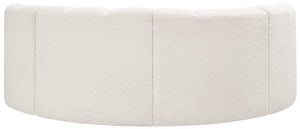 Arc Cream Boucle Fabric Modular Sofa 102Cream-S4C Meridian Furniture