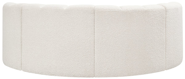 Arc Cream Boucle Fabric Modular Sofa 102Cream-S4C Meridian Furniture