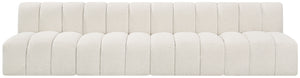 Arc Cream Boucle Fabric Modular Sofa 102Cream-S4E Meridian Furniture