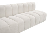 Arc Cream Boucle Fabric Modular Sofa 102Cream-S4E Meridian Furniture