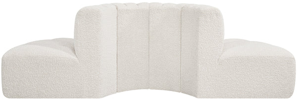 Arc Cream Boucle Fabric Modular Sofa 102Cream-S4G Meridian Furniture