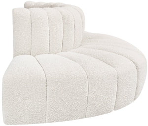 Arc Cream Boucle Fabric Modular Sofa 102Cream-S4G Meridian Furniture