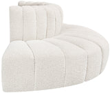 Arc Cream Boucle Fabric Modular Sofa 102Cream-S4G Meridian Furniture