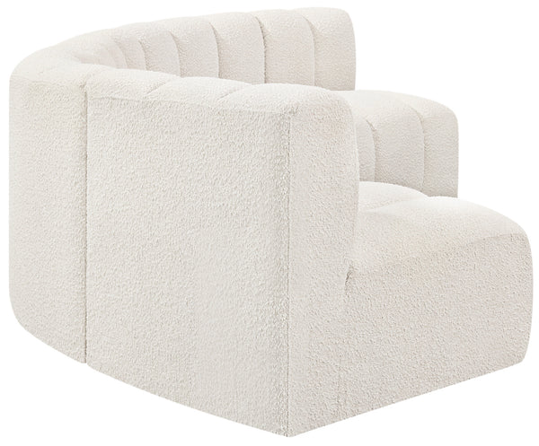 Arc Cream Boucle Fabric Modular Sofa 102Cream-S5A Meridian Furniture