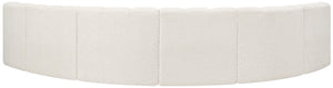 Arc Cream Boucle Fabric Modular Sofa 102Cream-S6B Meridian Furniture