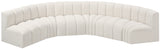 Arc Cream Boucle Fabric Modular Sofa 102Cream-S6B Meridian Furniture