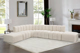 Arc Cream Boucle Fabric Modular Sofa 102Cream-S7A Meridian Furniture