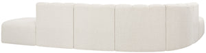 Arc Cream Boucle Fabric Modular Sofa 102Cream-S7A Meridian Furniture