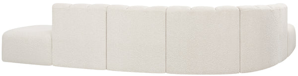 Arc Cream Boucle Fabric Modular Sofa 102Cream-S7A Meridian Furniture