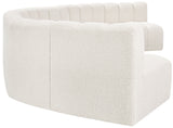 Arc Cream Boucle Fabric Modular Sofa 102Cream-S7B Meridian Furniture